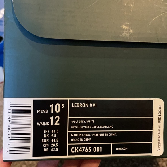 Lebron bred xvi red and black - Picture 2 of 7